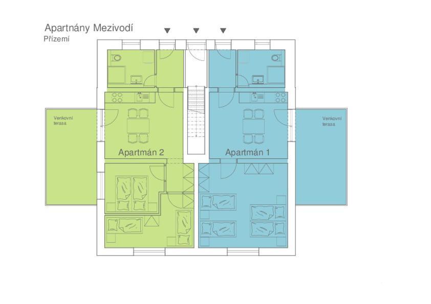 Apartmany Mezivodi Kycera Dış mekan fotoğraf